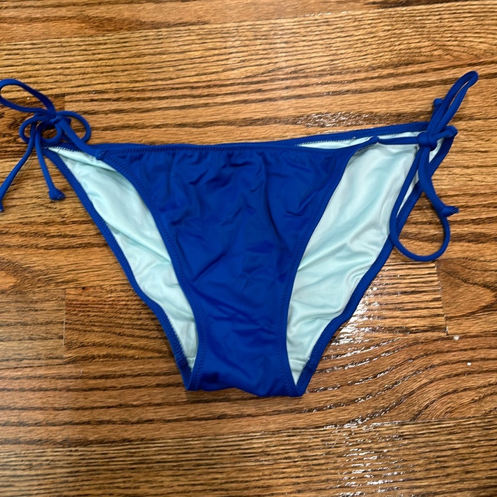 Blue victoria secret bikini bottom